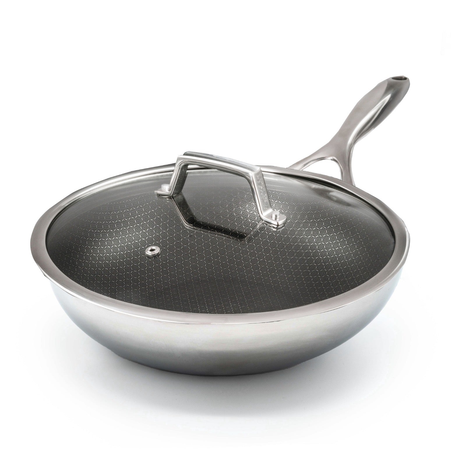 Hybride wok Ø 28 cm met deksel