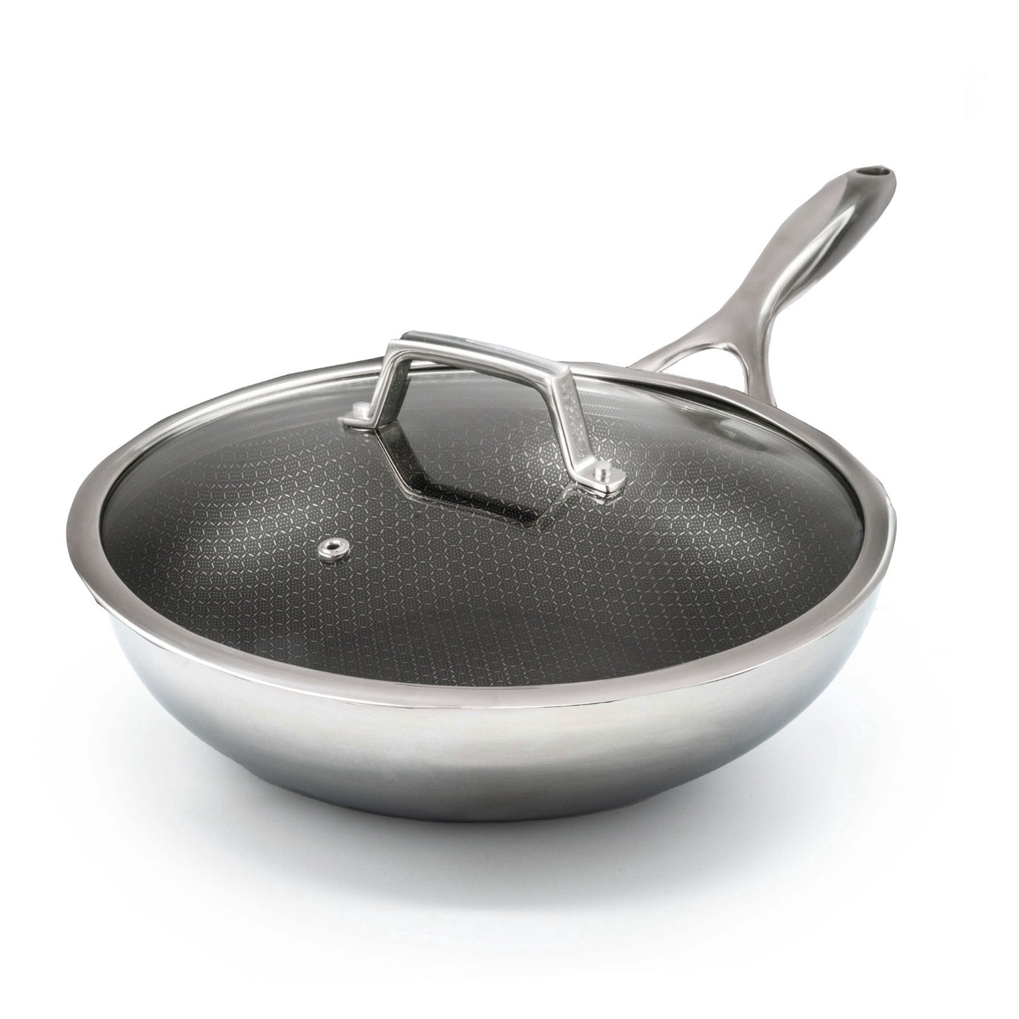 Hybride wok Ø 28 cm met deksel