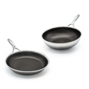 Hybride koekenpan & wok set Ø 28 2-delig